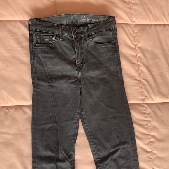 Shaping & denim skinny black jeans - Picture 3 of 7